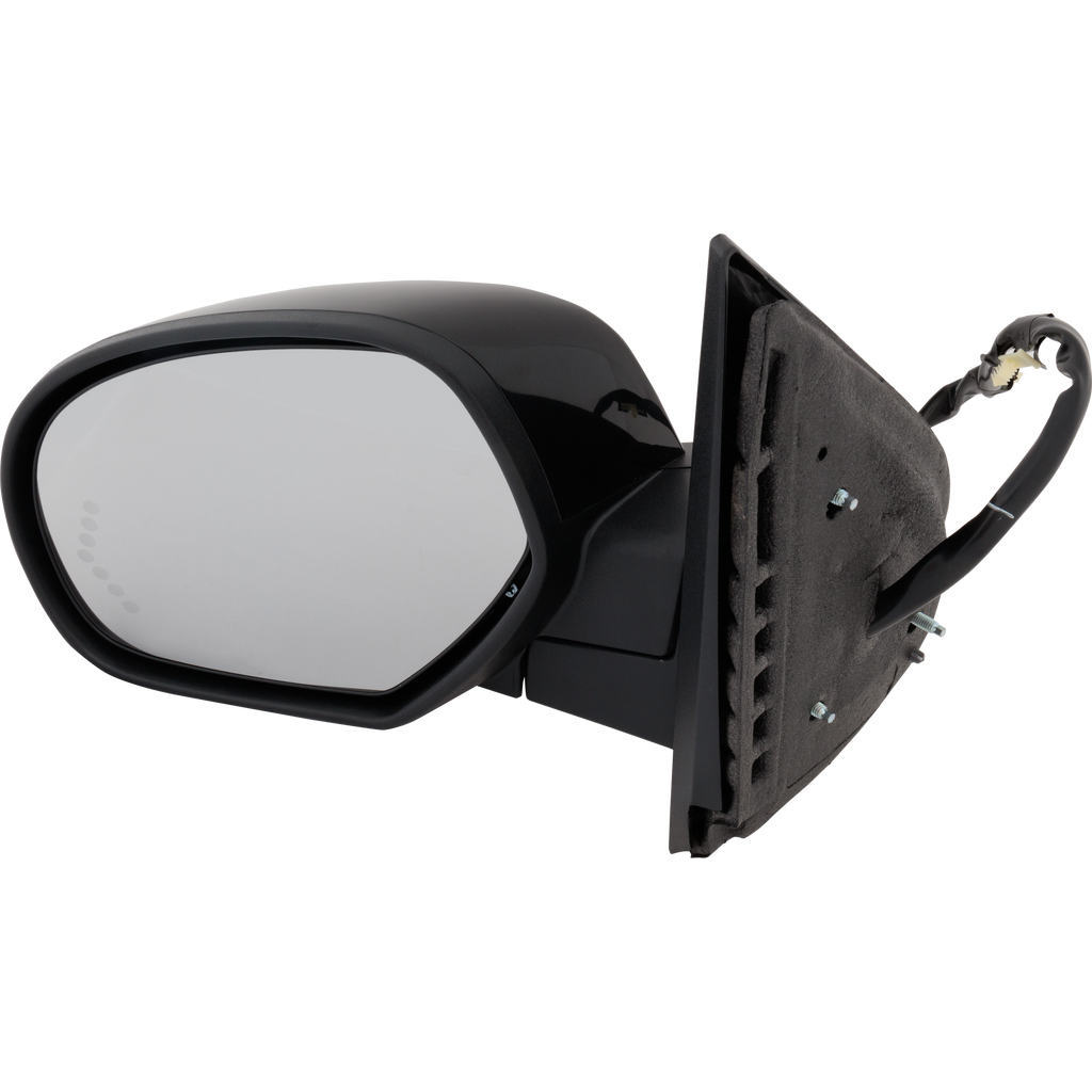 SILVERADO/SIERRA 1500 07-13 MIRROR LH, Non-Towing, Power, Power Folding, Heated, Paintable, w/ Arrow Signal, Auto Dimming, Memory, Puddle Light, and Signal Light, w/o BSD