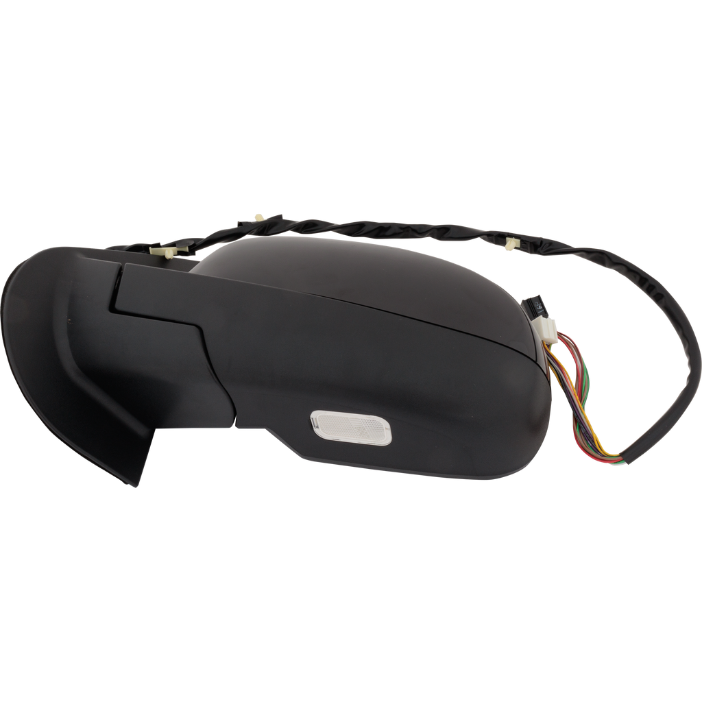 SILVERADO/SIERRA 1500 07-13 MIRROR LH, Non-Towing, Power, Power Folding, Heated, Paintable, w/ Arrow Signal, Auto Dimming, Memory, Puddle Light, and Signal Light, w/o BSD