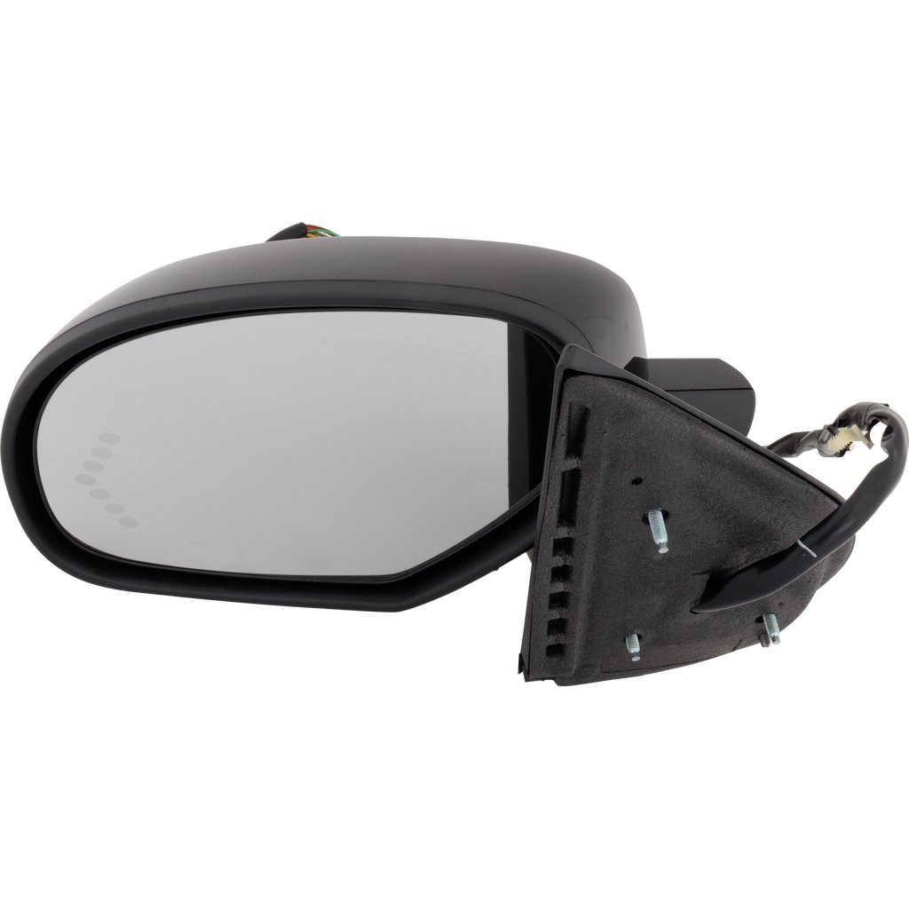 SILVERADO/SIERRA 1500 07-13 MIRROR LH, Non-Towing, Power, Power Folding, Heated, Paintable, w/ Arrow Signal, Auto Dimming, Memory, Puddle Light, and Signal Light, w/o BSD