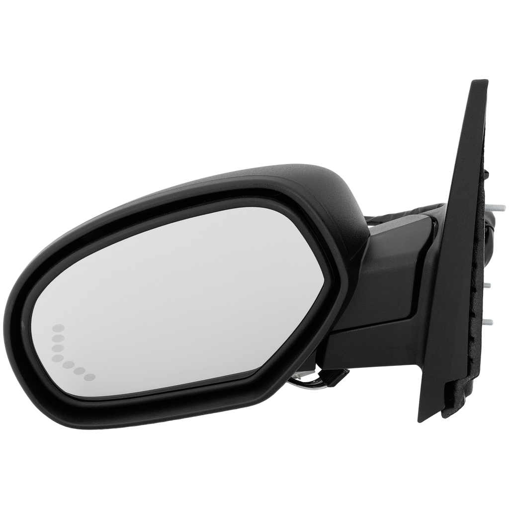 SUBURBAN/YUKON 07-14 MIRROR LH, Non-Towing, Power, Power Folding, Heated, Textured, w/ Auto Dimming, Memory, Puddle Light, and Signal Light, w/o Blind Stop Detection, w/o Off Road Package