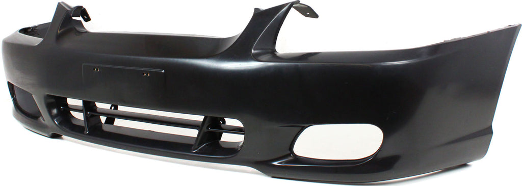 Front Bumper Cover Primed For 2000-2002 Hyundai Accent With Fog Light Holes GL Model Sedan Replacement H010312