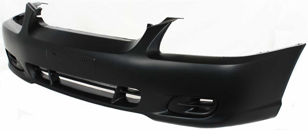 Front Bumper Cover Primed For 2000-2002 Hyundai Accent Without Fog Light Holes GL Model Sedan Replacement H010314P