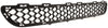 SANTA FE 07-09 FRONT BUMPER GRILLE, Air Intake, Black
