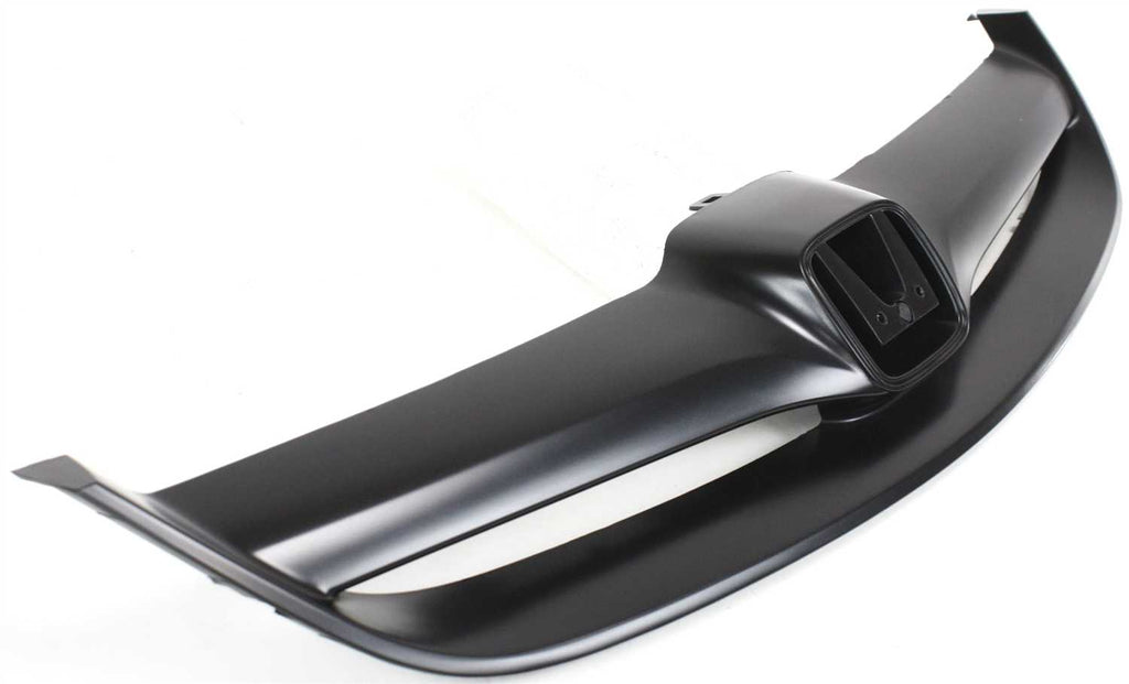 CIVIC 04-05 GRILLE, Insert, ABS Plastic, Painted Black Shell and Insert, (Exc. Hybrid Model), Sedan