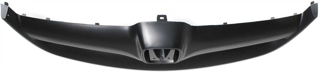 CIVIC 04-05 GRILLE, Insert, ABS Plastic, Painted Black Shell and Insert, (Exc. Hybrid Model), Sedan