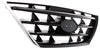 ELANTRA 04-06 GRILLE, ABS Plastic, Chrome Shell/Painted Black Insert, w/o Fog Lights