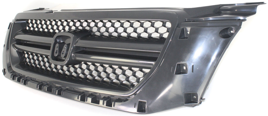 PILOT 03-05 GRILLE, Textured Dark Gray Shell and Insert, LX Model