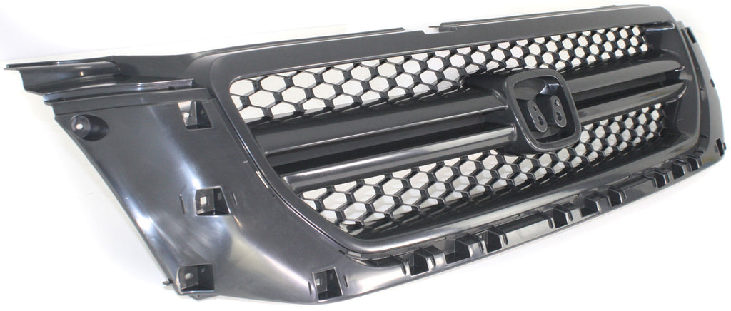 PILOT 03-05 GRILLE, Textured Dark Gray Shell and Insert, LX Model