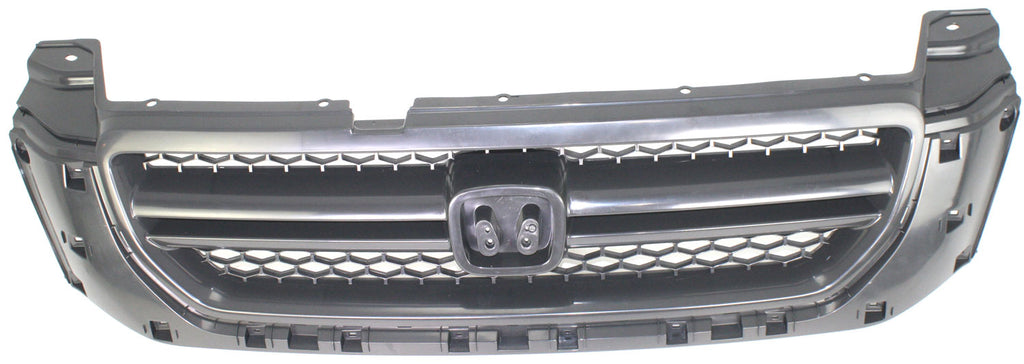 PILOT 03-05 GRILLE, Textured Dark Gray Shell and Insert, LX Model