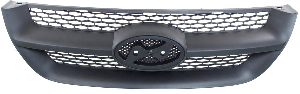 SONATA 06-08 GRILLE, Textured Black Shell and Insert