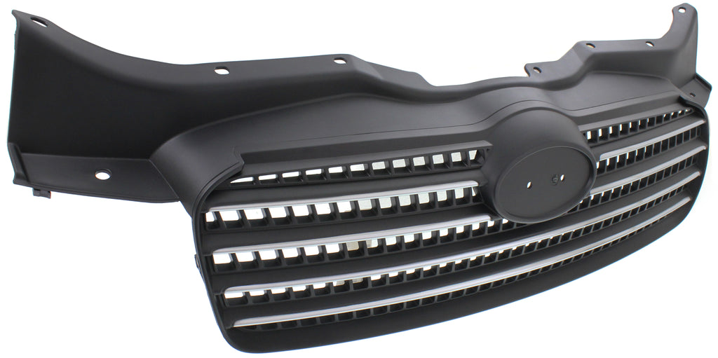 ACCENT 06-11 GRILLE, Chrome Shell/Painted Black Insert, Sedan