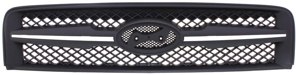 TUCSON 05-08 GRILLE, Black Shell and Insert