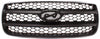 SANTA FE 07-09 GRILLE, Chrome Shell/Painted Silver-Black Insert, (Exc. Limited Model)