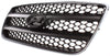 SANTA FE 07-09 GRILLE, Chrome Shell/Painted Silver-Black Insert, (Exc. Limited Model)