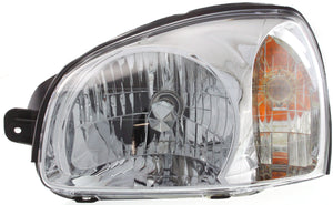 SANTA FE 03-03 HEAD LAMP LH, Assembly, Halogen, From 3-3-03/To 7-14-03