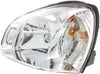 SANTA FE 03-03 HEAD LAMP LH, Assembly, Halogen, From 3-3-03/To 7-14-03