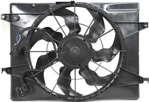 SPORTAGE 05-10 RADIATOR FAN SHROUD ASSEMBLY, 2.0L , 7 Blade, Includes resistor