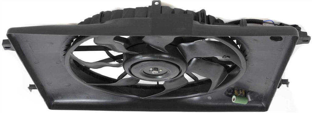 SPORTAGE 05-10 RADIATOR FAN SHROUD ASSEMBLY, 2.0L , 7 Blade, Includes resistor
