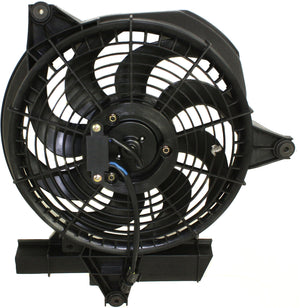 SANTA FE 03-06 A/C CONDENSER FAN ASSEMBLY, 2.4L/2.7L Eng