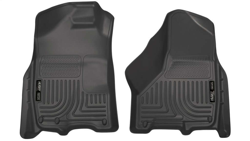 Floor Liner; Front Floor Liners Black Front Row; Qty Sold : 2; Weatherbeater Series; TPO - Thermoplastic Olefin