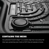 Floor Liner; Front Floor Liners Black Front Row; Qty Sold : 2; Weatherbeater Series; TPO - Thermoplastic Olefin