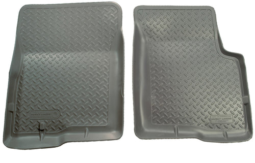 Floor Liner; Front Floor Liners Grey Front Row; Qty Sold : 2; Classic Style Series; TPE - Thermoplastic Elastomer