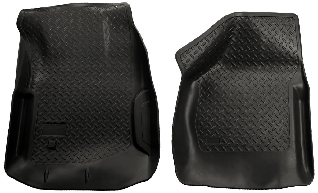 Floor Liner; Front Floor Liners Black Front Row; Qty Sold : 2; Classic Style Series; TPE - Thermoplastic Elastomer