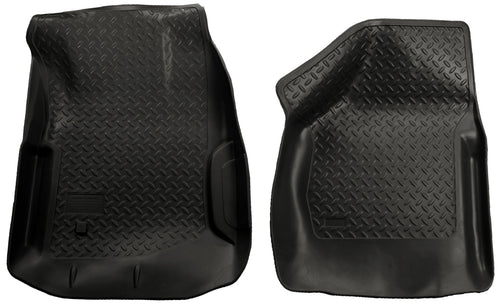 Floor Liner; Front Floor Liners Black Front Row; Qty Sold : 2; Classic Style Series; TPE - Thermoplastic Elastomer