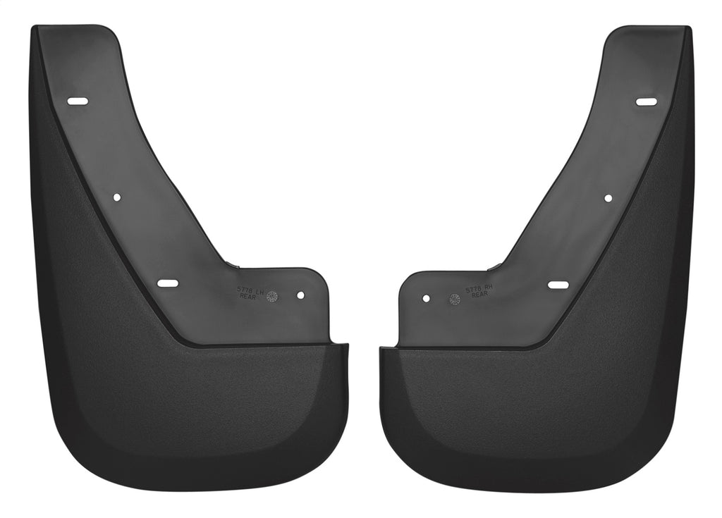 Mud Flap; Rear Mud Guards Black ; Qty Sold : 2; Custom Mud Guards; TPO - Thermoplastic Olefin