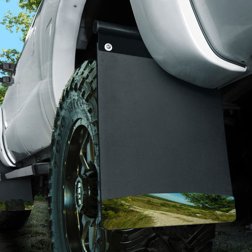 Mud Flap; Rear Mud Guards Black ; Qty Sold : 2; Custom Mud Guards; TPO - Thermoplastic Olefin