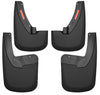 Black Front and Rear Mud Guard Set 2009-2017 Dodge Ram 1500 Vehicle Has OE Fender Flares