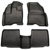 Floor Liner; Front & 2nd Seat Floor Liners Black Front And Second Rows; Qty Sold : 3; Weatherbeater Series; TPO - Thermoplastic Olefin