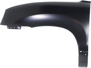SANTA FE 01-06 FRONT FENDER LH, Primed, (Exc. Base/GL Models), w/ Molding Hole