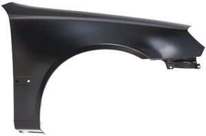 ACCENT 03-06 FRONT FENDER RH, Primed, Hatchback/Sedan, w/o Rocker Panel Molding Holes