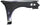 ACCENT 03-06 FRONT FENDER LH, Primed, Hatchback/Sedan, w/o Rocker Panel Molding Holes