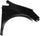ODYSSEY 05-10 FRONT FENDER RH, Primed - CAPA
