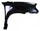 TUCSON 05-09 FRONT FENDER LH, Primed, 2.0L Eng, w/o Signal Light and Side Cladding Hole