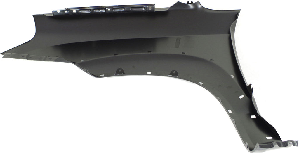 TUCSON 05-09 FRONT FENDER RH, Primed, 2.0L Eng., w/o Signal Light Hole, w/ Side Cladding Hole, Steel