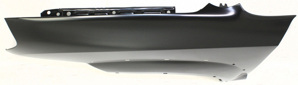 TUCSON 05-09 FRONT FENDER LH, Primed, 2.0L Eng., w/o Signal Light Hole, w/ Side Cladding Hole, Steel