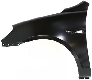 ACCENT 06-11 FRONT FENDER LH, Primed, (Hatchback 07-11)/Sedan, Steel, w/ Side Lamp Hole - CAPA