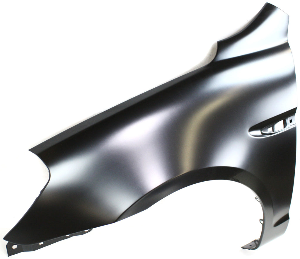 ACCENT 06-11 FRONT FENDER LH, Primed, (Hatchback 07-11)/Sedan, Steel, w/ Side Lamp Hole - CAPA