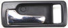 ACCORD 90-93 FRONT INTERIOR DOOR HANDLE LH, Chrome + Black, w/o Power Lock, USA Built, Coupe