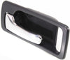 ACCORD 90-93 FRONT INTERIOR DOOR HANDLE LH, Chrome + Black, w/o Power Lock, USA Built, Coupe