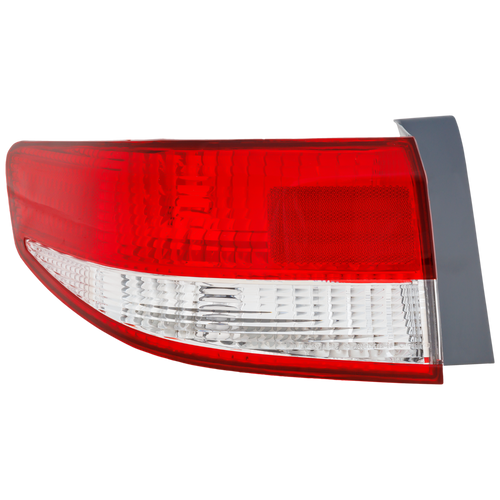 ACCORD 03-04 TAIL LAMP LH, Outer, Lens and Housing, Sedan