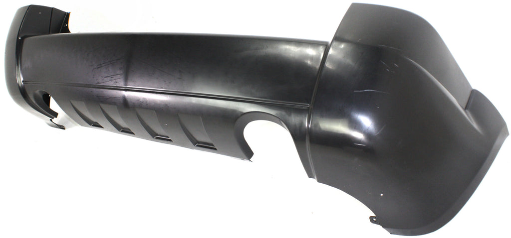 TUCSON 05-09 REAR BUMPER COVER, Primed, 2.7L Eng, w/ Dual Exhaust Holes, w/o Sensor Holes, w/o Garnish