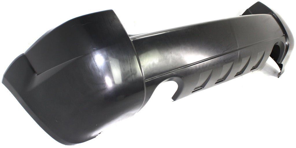 TUCSON 05-09 REAR BUMPER COVER, Primed, 2.7L Eng, w/ Dual Exhaust Holes, w/o Sensor Holes, w/o Garnish