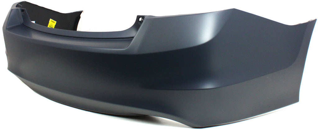 ACCORD 08-12 REAR BUMPER COVER, Primed, w/ Dual Exhaust Holes, 6 Cyl, Sedan - CAPA