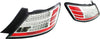 CIVIC 06-08 CLEAR TAIL LAMP RH and LH, Assembly, LED, Chrome, Set of 2, Coupe