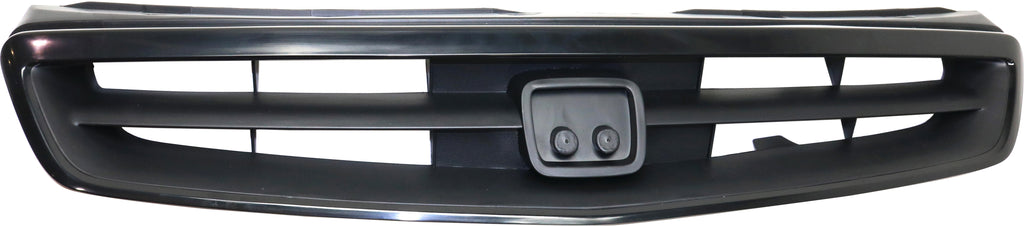 CIVIC 99-00 GRILLE, ABS Plastic, Paintable Shell and Insert, (Exc. Si Model), Coupe/Hatchback