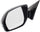 SANTA FE 13-16 MIRROR LH, Power, Manual Folding, Heated, Paintable, w/ Signal Light, w/o BSD, (Exc. Sport Model)